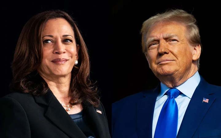 ট্রাম্পকে ফ্যাসিস্ট বললেন কমলা হ্যারিস